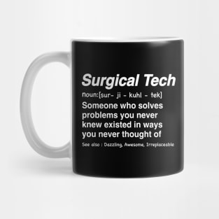 Funny Surgical Technologist definition Operating Room gifts, Surgery Technologist present Mug